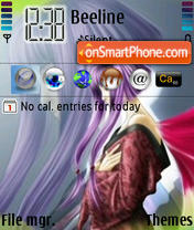 Animegirl theme screenshot