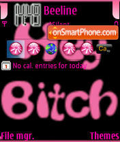 Bitch tema screenshot