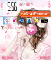 Girl Love Musik Theme-Screenshot