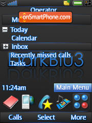 Darkblu3 theme screenshot