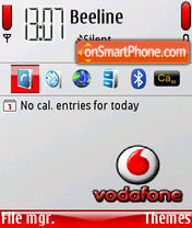 Vodafone tema screenshot