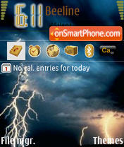 Lightning tema screenshot