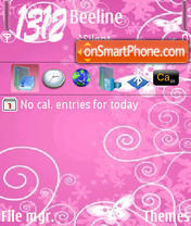 Think Pink theme screenshot