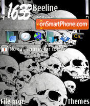 Skulls tema screenshot