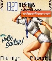 Скриншот темы Hello Sailor