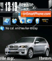 Скриншот темы Bmw X5 06