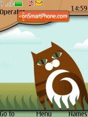 Brown Cat tema screenshot