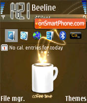 Coffee 01 tema screenshot