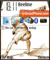 Break Dance tema screenshot