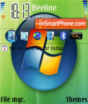 Windows Vista es el tema de pantalla