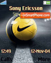 Nike Ball theme screenshot