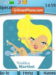 Vodka Girl tema screenshot