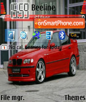 BMW 320 theme screenshot