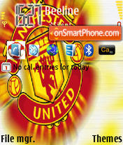 Manchester United tema screenshot