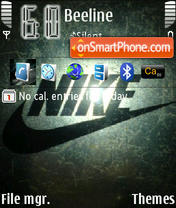 Nike tema screenshot