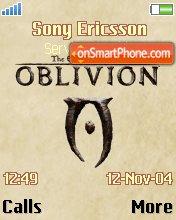 Скриншот темы Oblivion