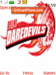 Delhi Daredevils theme screenshot