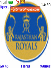 Скриншот темы Rajasthan Royals