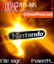 Capture d'écran Nintendo 01 thème
