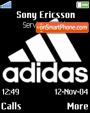 Adidas theme screenshot