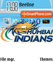 Capture d'écran Mumbai Indians N80 thème