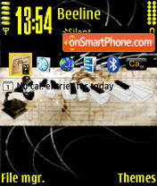 Music Animated tema screenshot