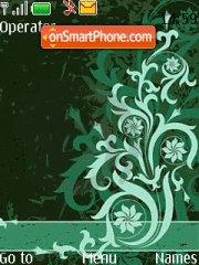 Green Abstract tema screenshot