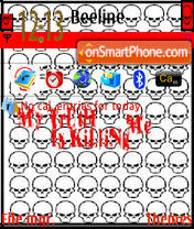 Skull tema screenshot