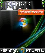 Capture d'écran Windows TDK thème