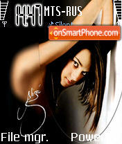 Alizee theme screenshot