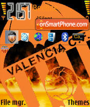 Valencia Cf 02 theme screenshot
