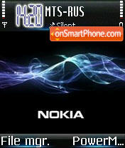 Скриншот темы Nokia Wave 2