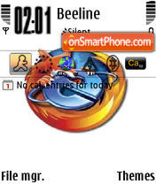 Firefox Fight tema screenshot