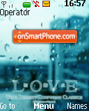 Love In Rains theme screenshot