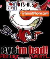 Eye'M Bad! tema screenshot