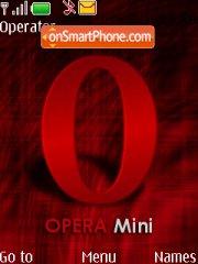 Capture d'écran Opera Mini thème