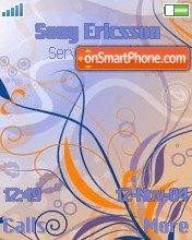 Swirled Abstract tema screenshot