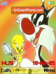 Скриншот темы Sylvester (Looney Tunes)