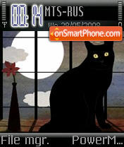 Black Cat tema screenshot