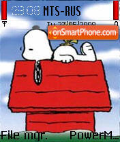 Snoopy es el tema de pantalla