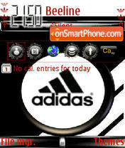 Animated Adidas 01 tema screenshot