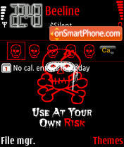 Risky tema screenshot