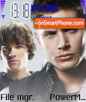 Скриншот темы Supernatural