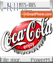 Coca Cola tema screenshot