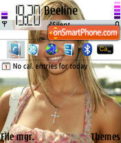 Jessica Alba 11 theme screenshot