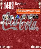 Coke Animated tema screenshot