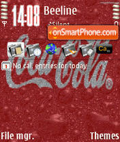 Coke Animated theme screenshot