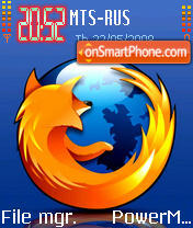 Capture d'écran Firefox 12 thème