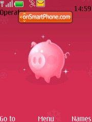 Pink Piggy theme screenshot