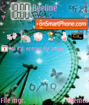 Ferris Wheel tema screenshot